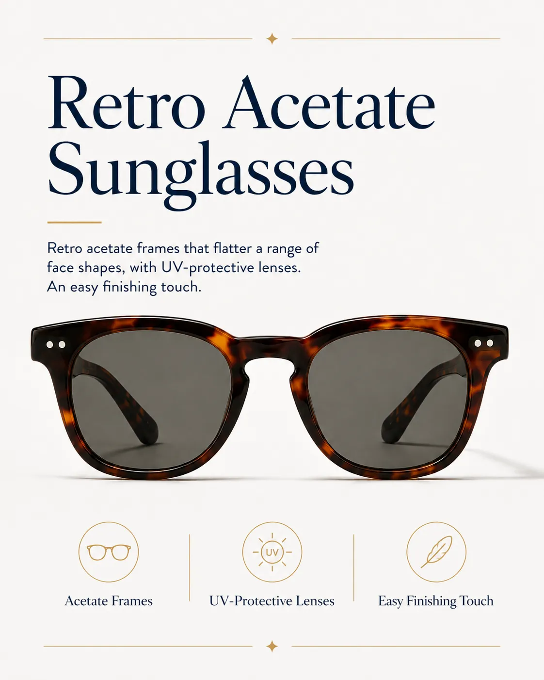 Retro Acetate Sunglasses 2026 cover us