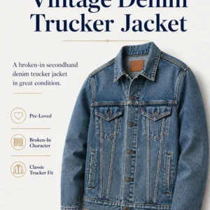 Vintage Denim Trucker Jacket